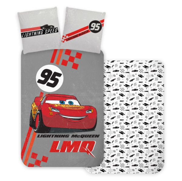 Disney Cars LMQ barns påslakanset 100×135 cm, 40×60 cm