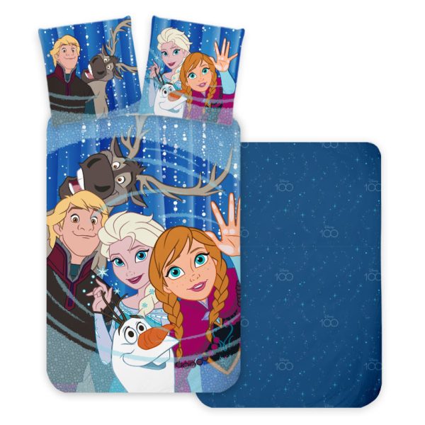 Disney Frozen Friends barnsängkläder 100×135 cm, 40×60 cm