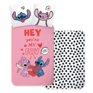 Disney Lilo och Stitch barns påslakan 100×135 cm, örngott 40×60 cm