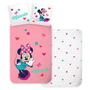 Disney Mimmi Pigg Whisper påslakanset 140×200 cm, 70×90 cm