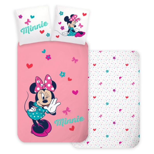 Disney Mimmi Pigg Whisper påslakanset 140×200 cm, 70×90 cm