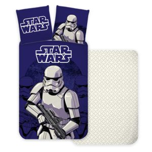 Star Wars Stormtrooper barns påslakanset 100x135 cm, 40x60 cm