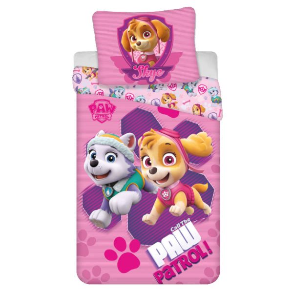 Paw Patrol Call Skye påslakanset 140×200 cm, 70×90 cm
