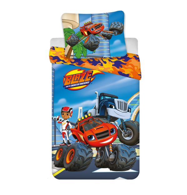Blaze Race barnbäddset 100×135 cm, 40×60 cm
