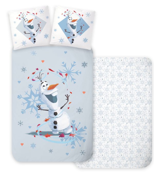 Disney Frozen Olaf barns påslakanset 100×135 cm, 40×60 cm