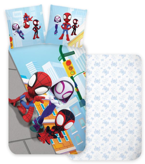 Spidey påslakanset / bäddset 100×135 cm, 40×60 cm, bomull