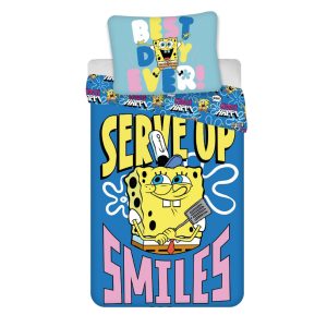 SpongeBob Serve Up påslakan set 140×200 cm, 70×90 cm