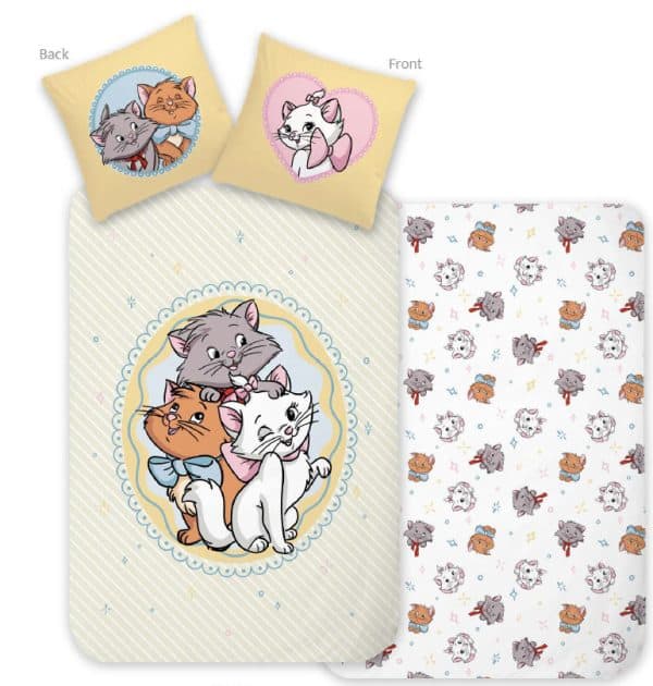 Disney Classics Aristocats påslakanset 140×200 cm, 70×90 cm