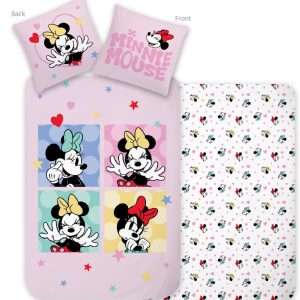 Disney Mimmi Pigg Love & Laughter påslakan set 140×200 cm, 70×90 cm