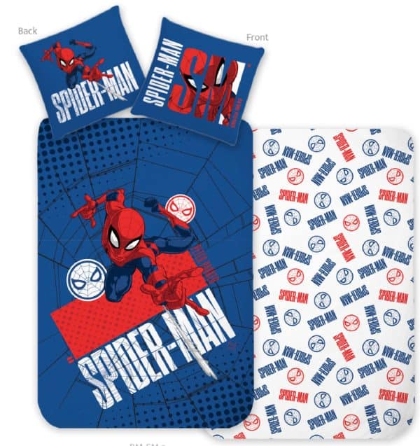 Spindelmannen Peter Parker påslakan 140×200 cm, örngott 70×90 cm