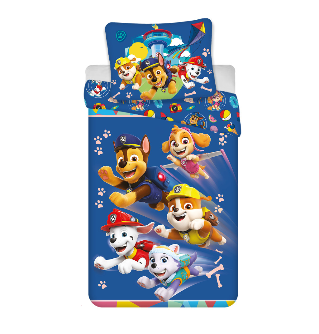 Paw Patrol Brave Pups barns sängkläder 100×135 cm, 40×60 cm