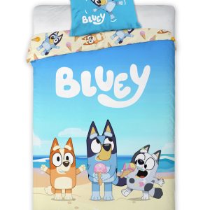 Bluey barnbäddset 100x135 cm, 40x60 cm