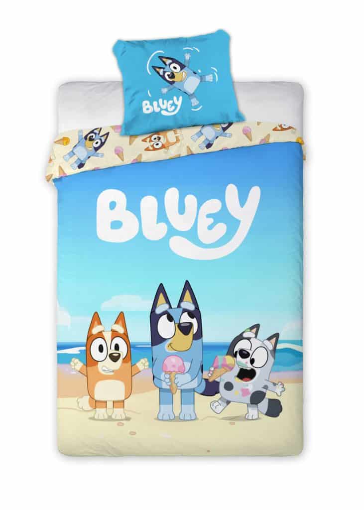 Bluey barnbäddset 100x135 cm, 40x60 cm