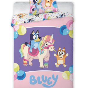 Bluey Magical Party barnsängkläder 100×135 cm, 40×60 cm