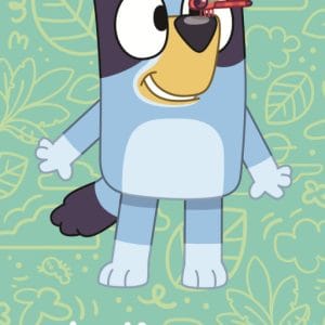 Bluey Explore badhandduk, strandhandduk 70x140 cm