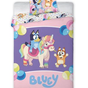 Bluey Magical Party påslakanset 140x200 cm, 70x90 cm