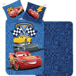 Disney Cars Racing Crew barnsängkläder 100×135 cm, 40×60 cm