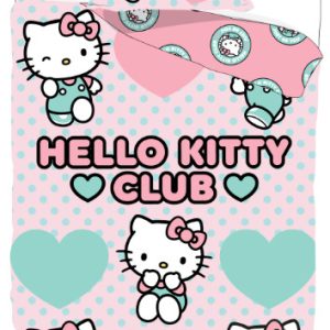 Hello Kitty Club barns sängklädsel 100×135 cm, 40×60 cm