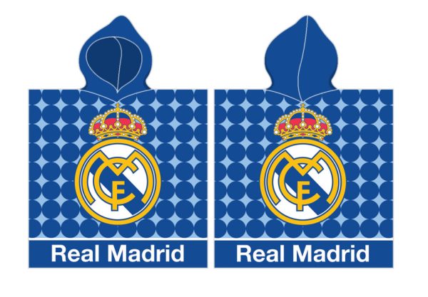 Real Madrid Los Blancos strandponcho 55x110 cm (Snabbtorkande)