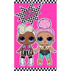 LOL Surprise Hey Doll handduk, ansiktshandduk 30x50 cm