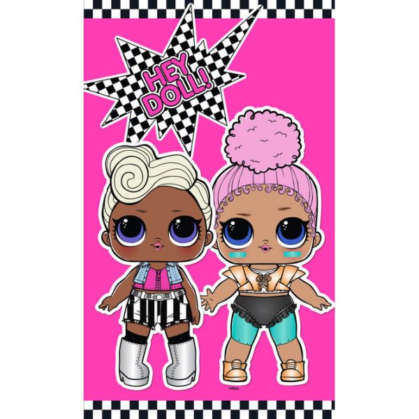 LOL Surprise Hey Doll handduk, ansiktshandduk 30x50 cm
