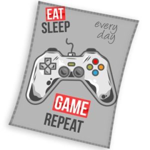 Gamer Repeat polarfilt 150x200 cm