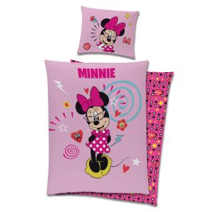Disney Mimmi Pigg Chic påslakanset 140×200 cm, 70×90 cm
