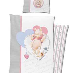 Disney Winnie the Pooh vintage barnsängkläder 100×135 cm, 40×60 cm