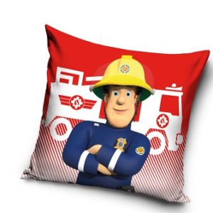 Fireman Sam röd kuddfodral 40x40 cm sammet