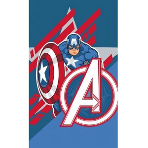 Avengers Captain America handduk, ansiktshandduk 30x50 cm