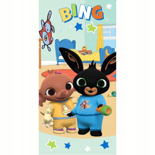 Bing Sleepover badhandduk, strandhandduk 70x140 cm