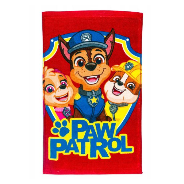 Paw Patrol Team handduk, ansiktshandduk 30x50 cm