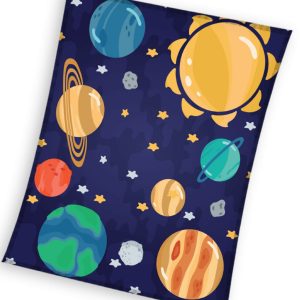 Space Kosmos filt i korallfleece 130x160 cm