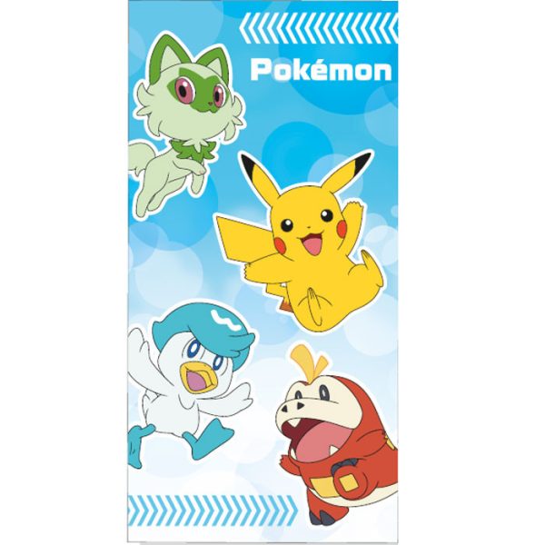 Pokémon Generation 9 badhandduk, strandhandduk 70x140 cm