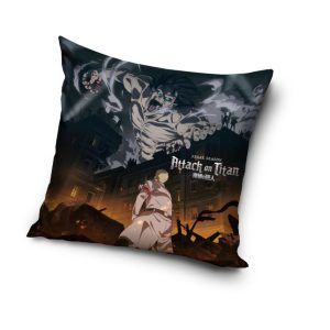 Attack on Titan Final kuddfodral 40x40 cm i sammet