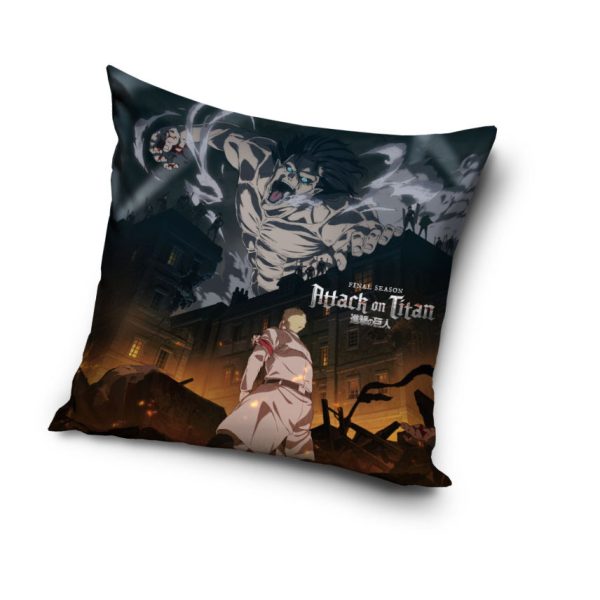 Attack on Titan Final kuddfodral 40x40 cm