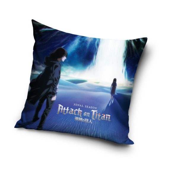 Attack on Titan kuddfodral Waterfall velour 40x40 cm