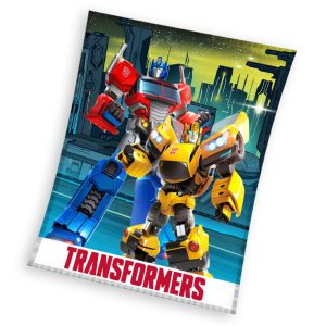 Transformers Cybercore coral fleece polarfilt 130x160 cm