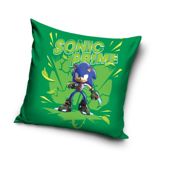 Sonic the Hedgehog örngott 40x40 cm velour grön
