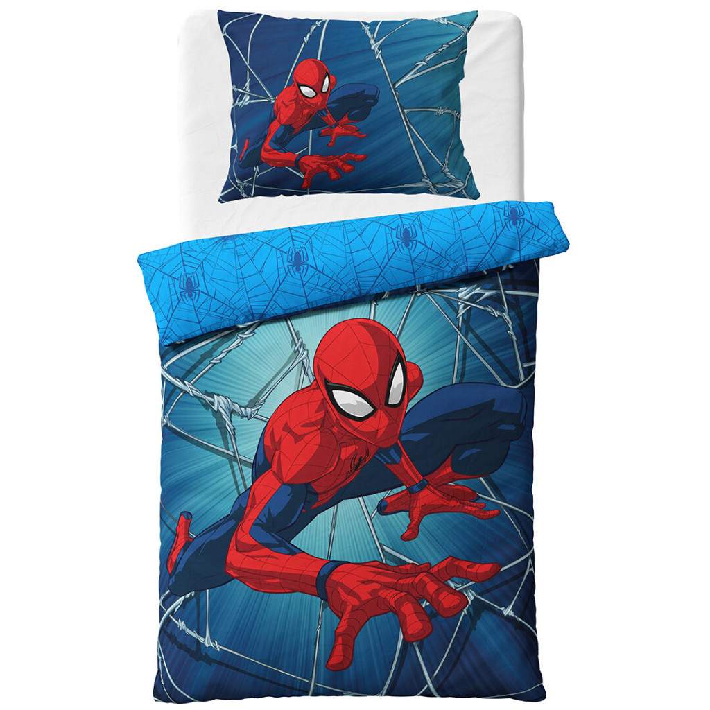 Spiderman Web-Slinger påslakan set 140×200 cm, 70×90 cm