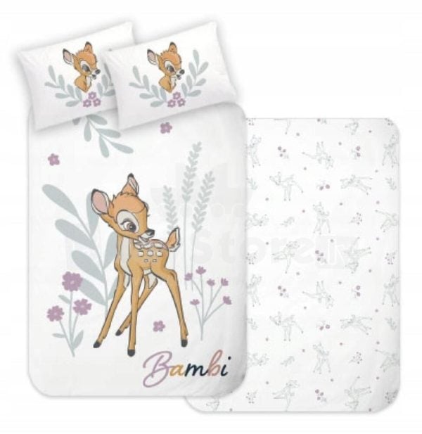 Disney Bambi in Bloom barns påslakan 100x135 cm, 40x60 cm