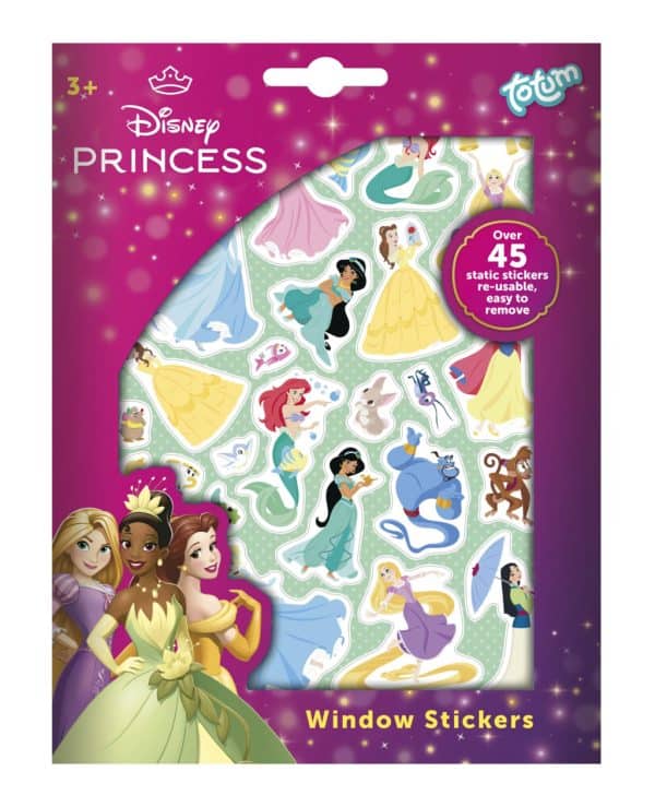 Disney Princess klistermärkeset för fönster 16x21 cm