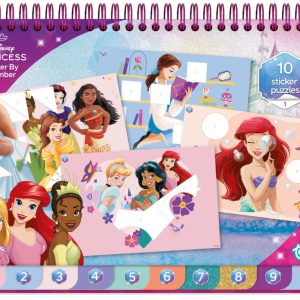 Disney Princess Sprinkle Party pussel, klistermärken och målarset