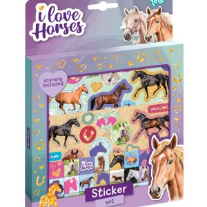 Horses Love klistermärkesset