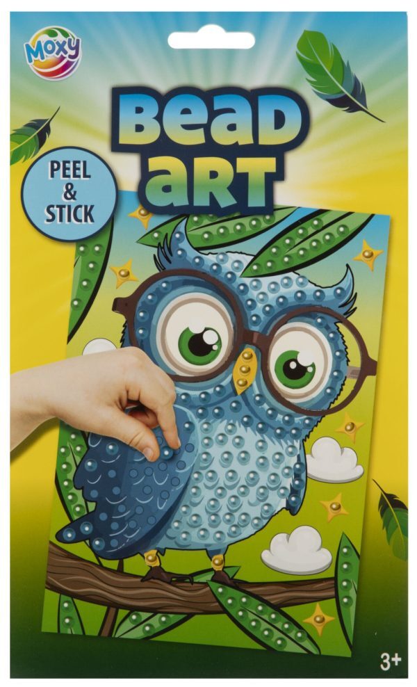 Djurglasögon Uggla Kreativt Kit med Pärlor