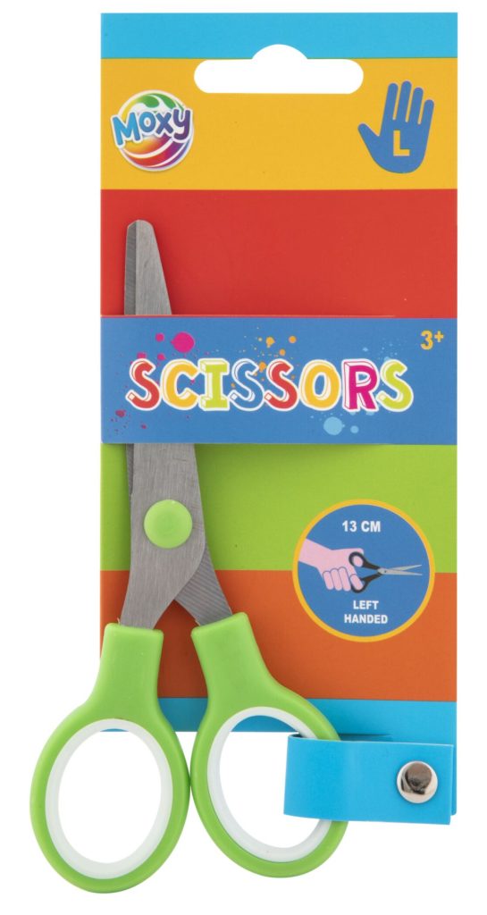 Colour Moxy gröna vänsterhänta sax 13 cm