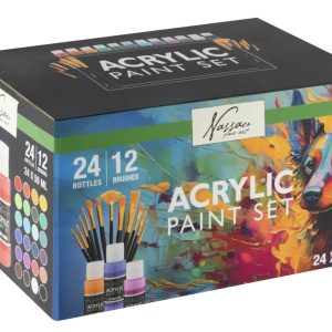 Colour Nassau akrylfärgsset med pensel