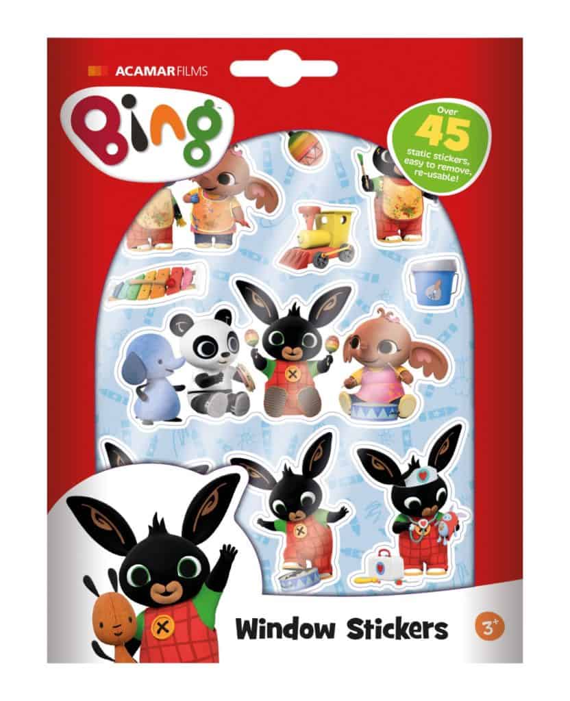 Bing klistermärkeset för fönster