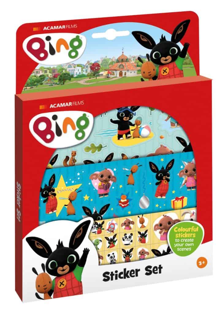 Bing klistermärkesset 17x24 cm