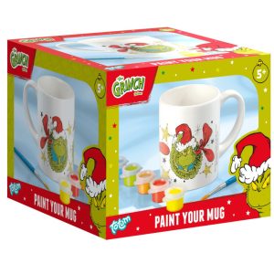 The Grinch målarbar porslinsmugg 235 ml i presentförpackning